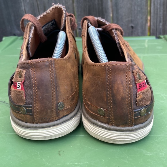 Skechers Sorino Pantalone SN 64242 Relaxed Fit Memory Foam Lace up Shoes Size 11 - Picture 4 of 8